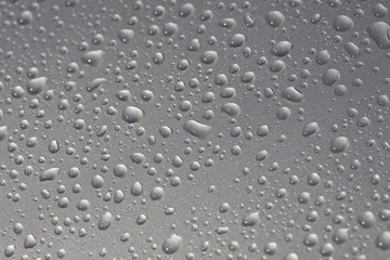 rain drops on glass surface