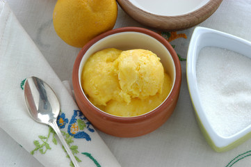 Sorbetto all albicocca - Dolci Trentino Alto Adige