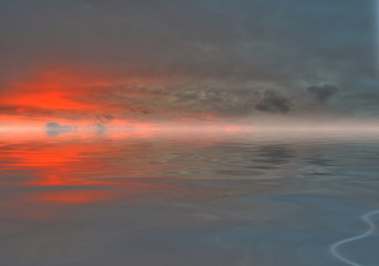 wasser + wolken