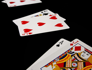blackjack playing cards