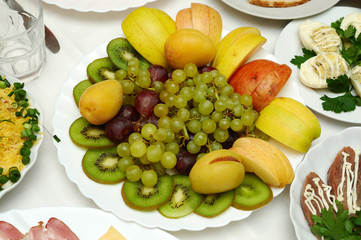 table served with different dishes