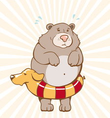 fearful bear