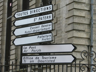 Les panneaux en Bretagne