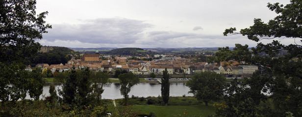 Fototapeta premium Herbstpanorama Pirna