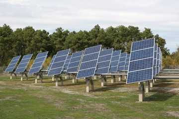 panneaux solaires centrale solaire