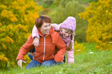 Mum with a daughter