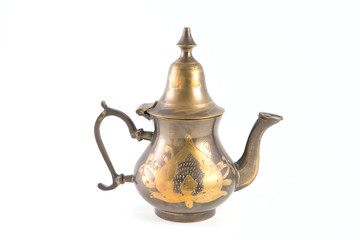 Teapot isolated on white background