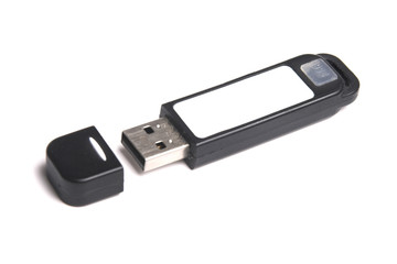 Black usb flash