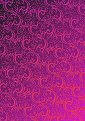 Pink floral wallpaper