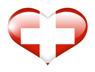 Obraz premium Cuore svizzero