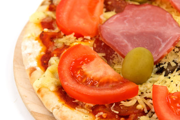 pizza in nahaufnahme