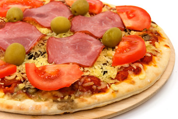 pizza in nahaufnahme