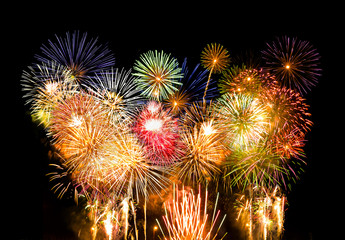 Fireworks composition