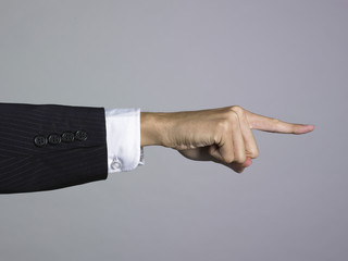 Pointing finger