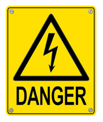 high voltage danger sign