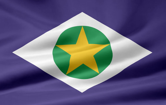 Flagge von Mato Grosso - Brasilien