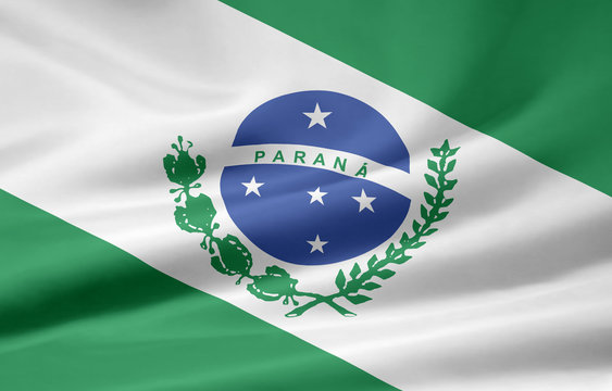 Flagge von Parana - Brasilien