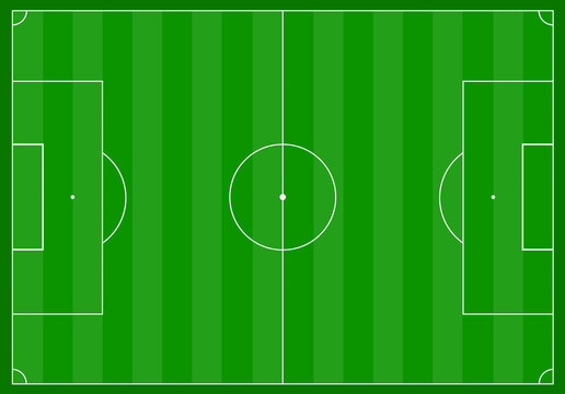 Fu&szlig;ballfeld - Spielfeld