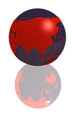 asia globe