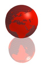 red globe africa, europe