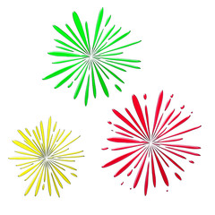 Obraz premium big splash isolated on white