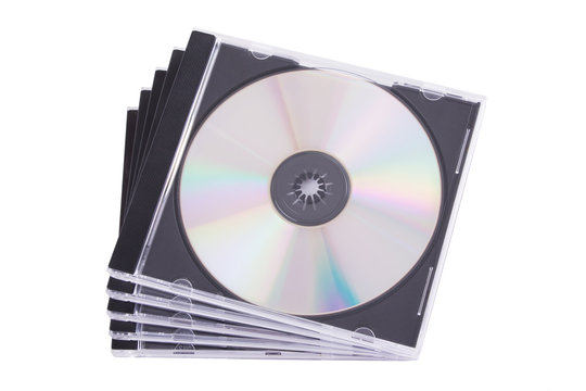 DVD case isolated on a white background.