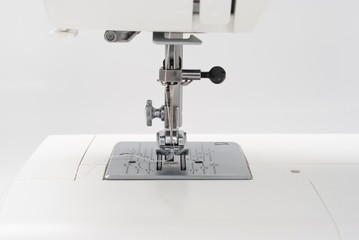 sewing machinery at front - obrazy, fototapety, plakaty