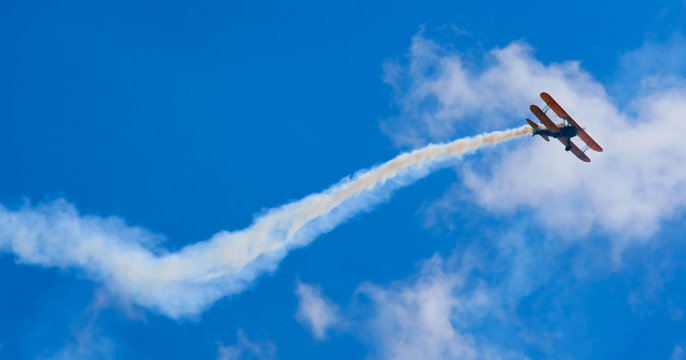 Doppeldeckerflug