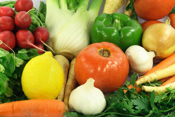 Vegetables, Fruits, Ingradients and Spices