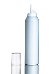 Bottle of styling mousse