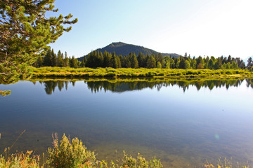 The Oxbow Bend Turnout Area in Grand Teton National Park