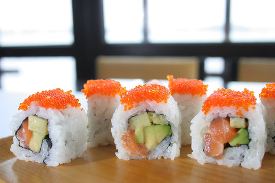 sushi rolls