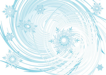 vector illustration "snow"