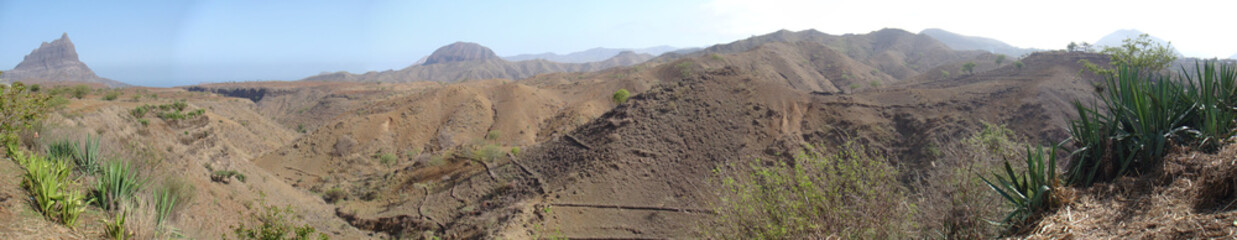 Panorama paysage cap-vert cape verde