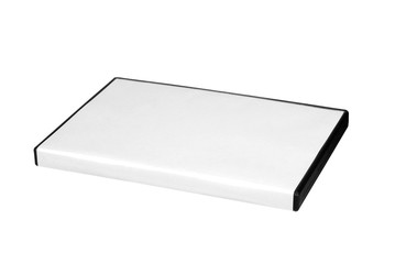 CD/DVD box with film or game isolated on white