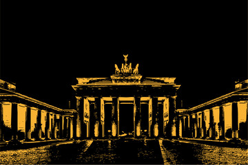 Obraz premium Brandenburger Tor