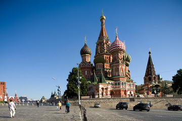 Fototapeta na wymiar zobacz serii: Bazyli katedra w Moskwie, Plac Czerwony
