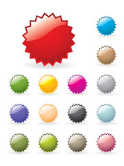 Glossy stars collection