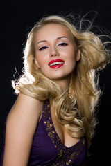 Fototapeta premium Young attractive woman