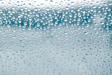 rain drops on glass textured background,Close-up