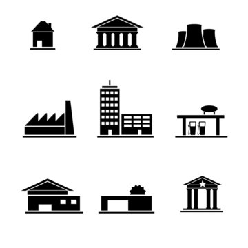 Pictogramme edifice et infrastructure