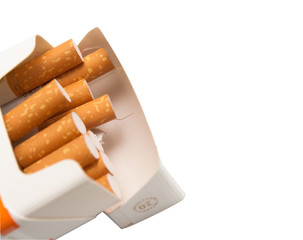 cigarettes isolated on white