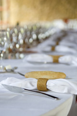 table mariage dressée