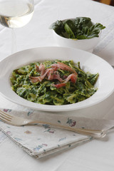 Farfalle agli spinaci - Primi del Veneto