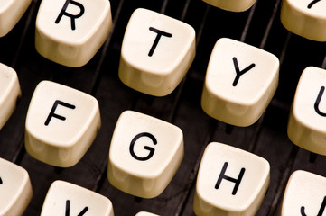 typewriter keys