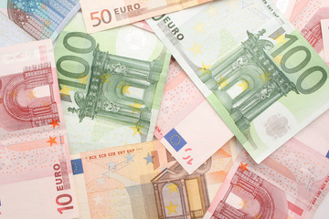 background make of money. Euro.