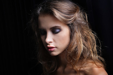 Fototapeta premium portrait of a beautiful and sexy woman
