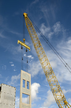 Construction Against Blue Sky