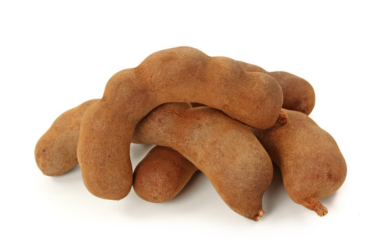 Tamarind isolated on white background