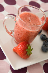 Smoothies à la Fraise et aux Myrtilles #3